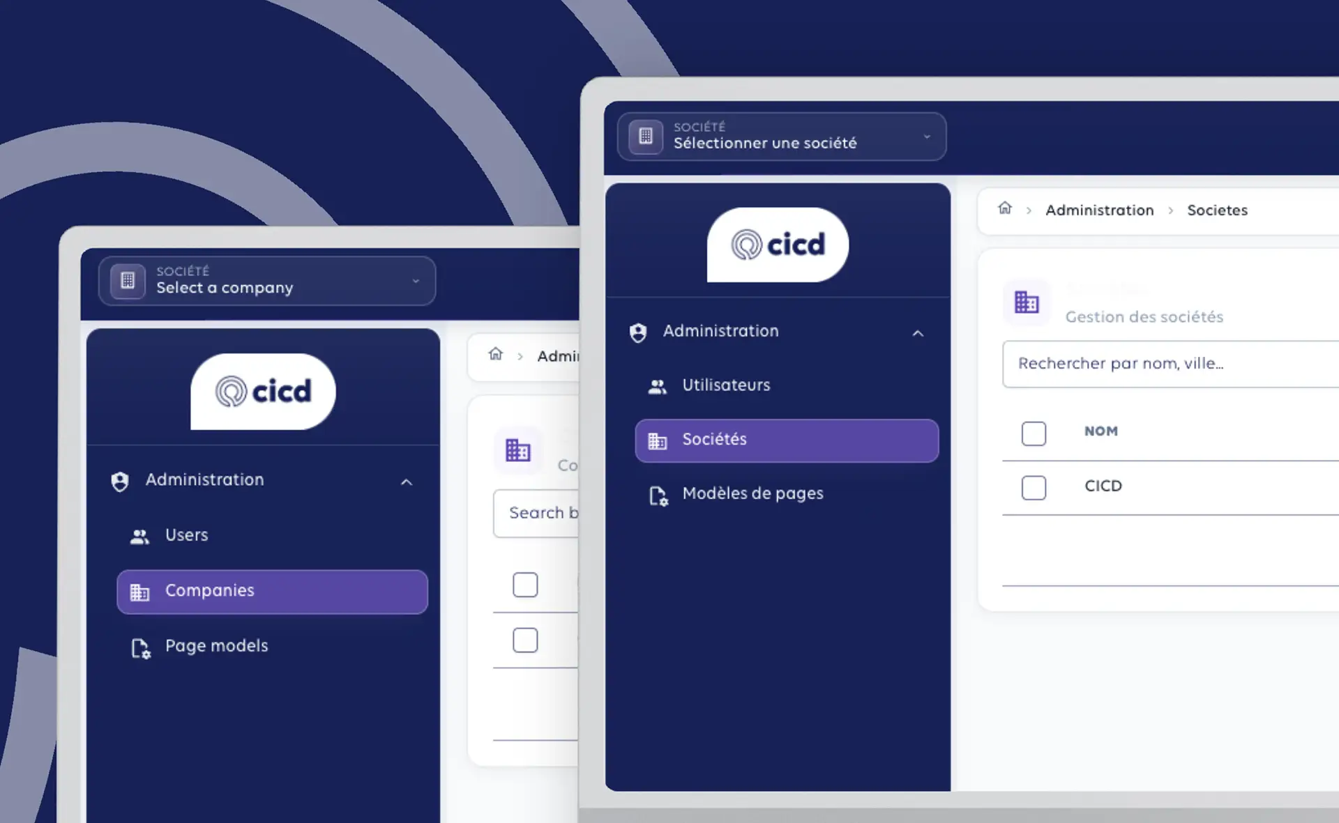 CICD MyGest Logiciel et support bilingue